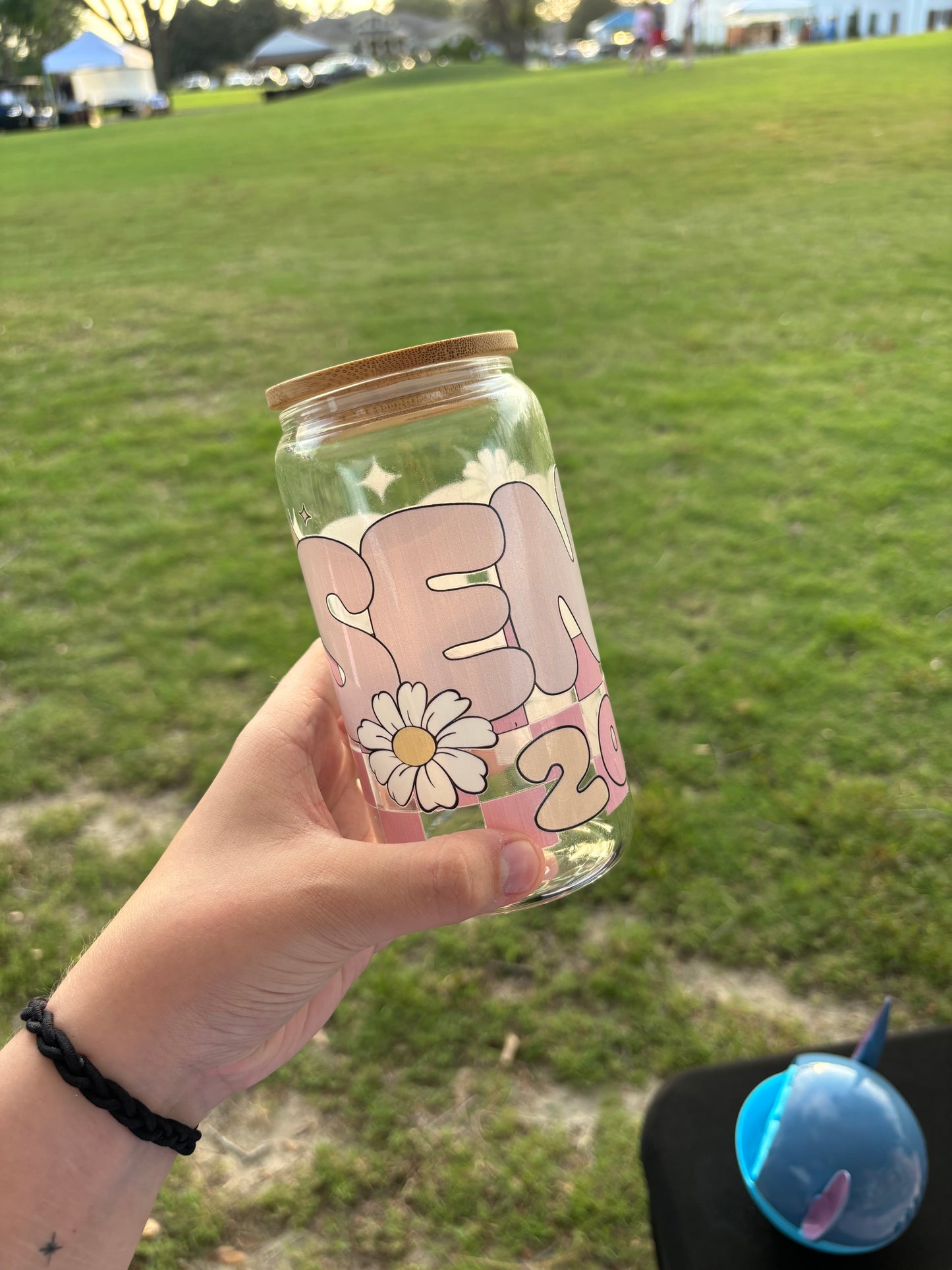 Senior 2025 Glass Tumbler 16oz