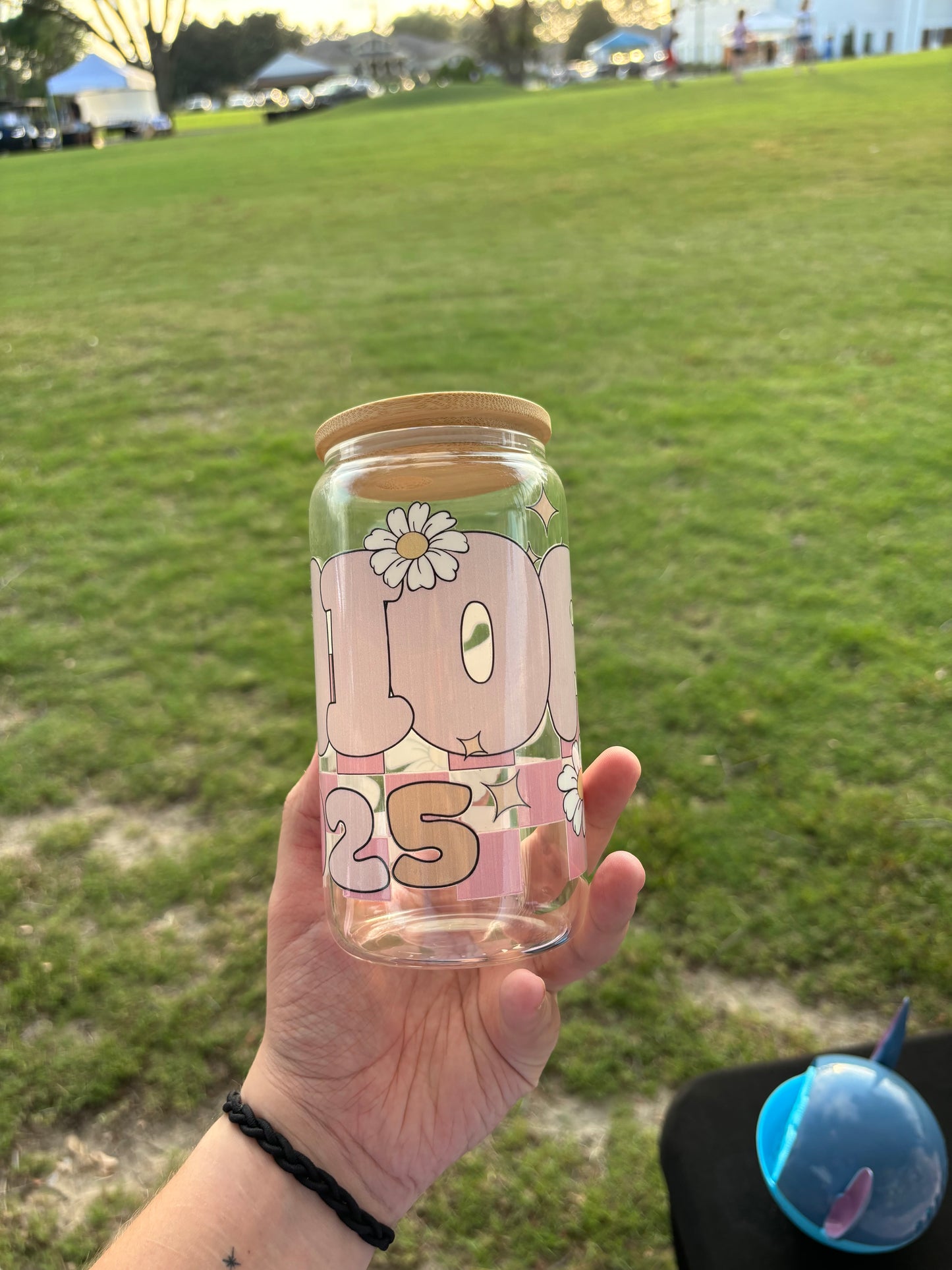 Senior 2025 Glass Tumbler 16oz