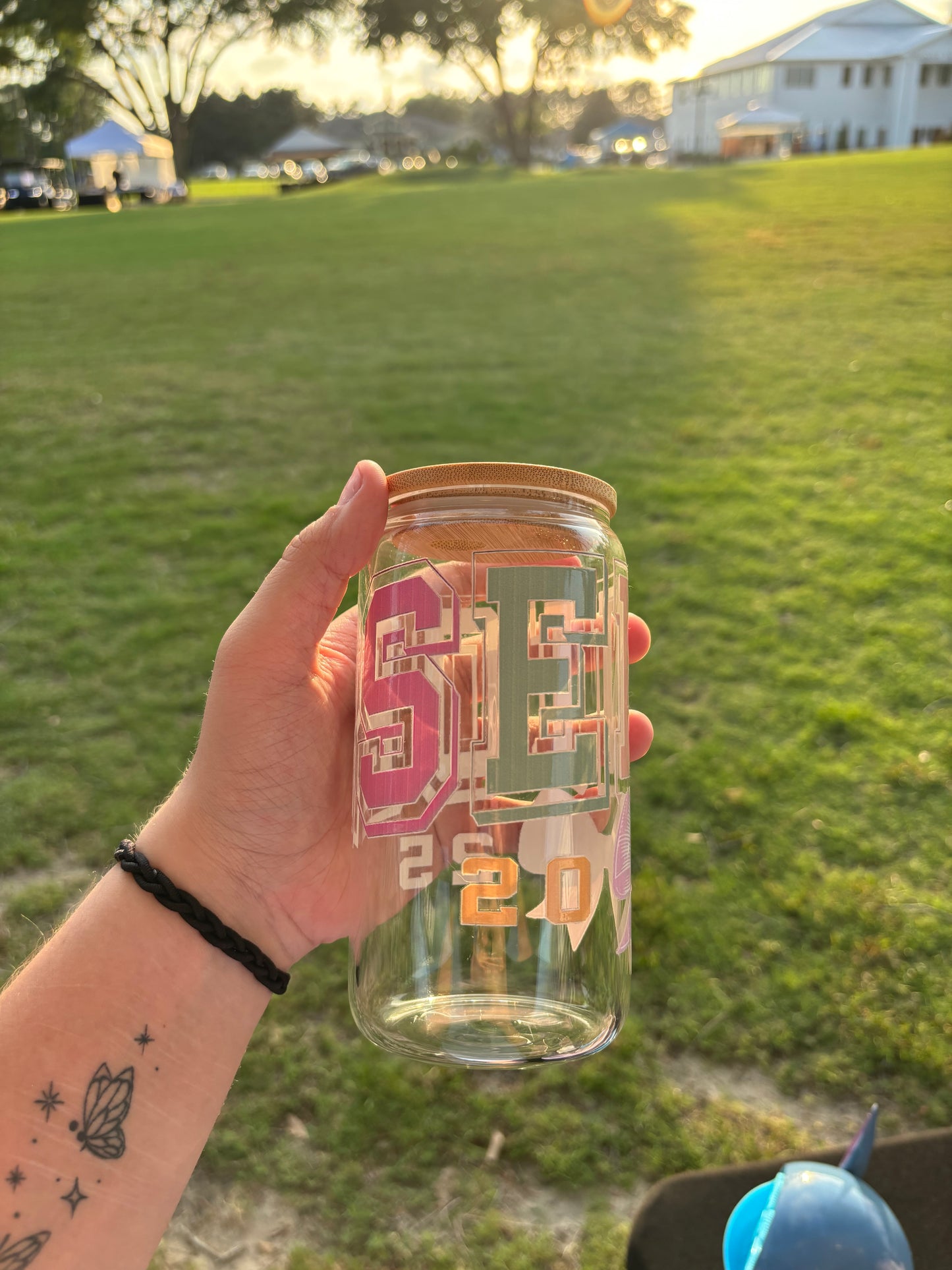 Senior 2025 Glass Tumbler 16oz