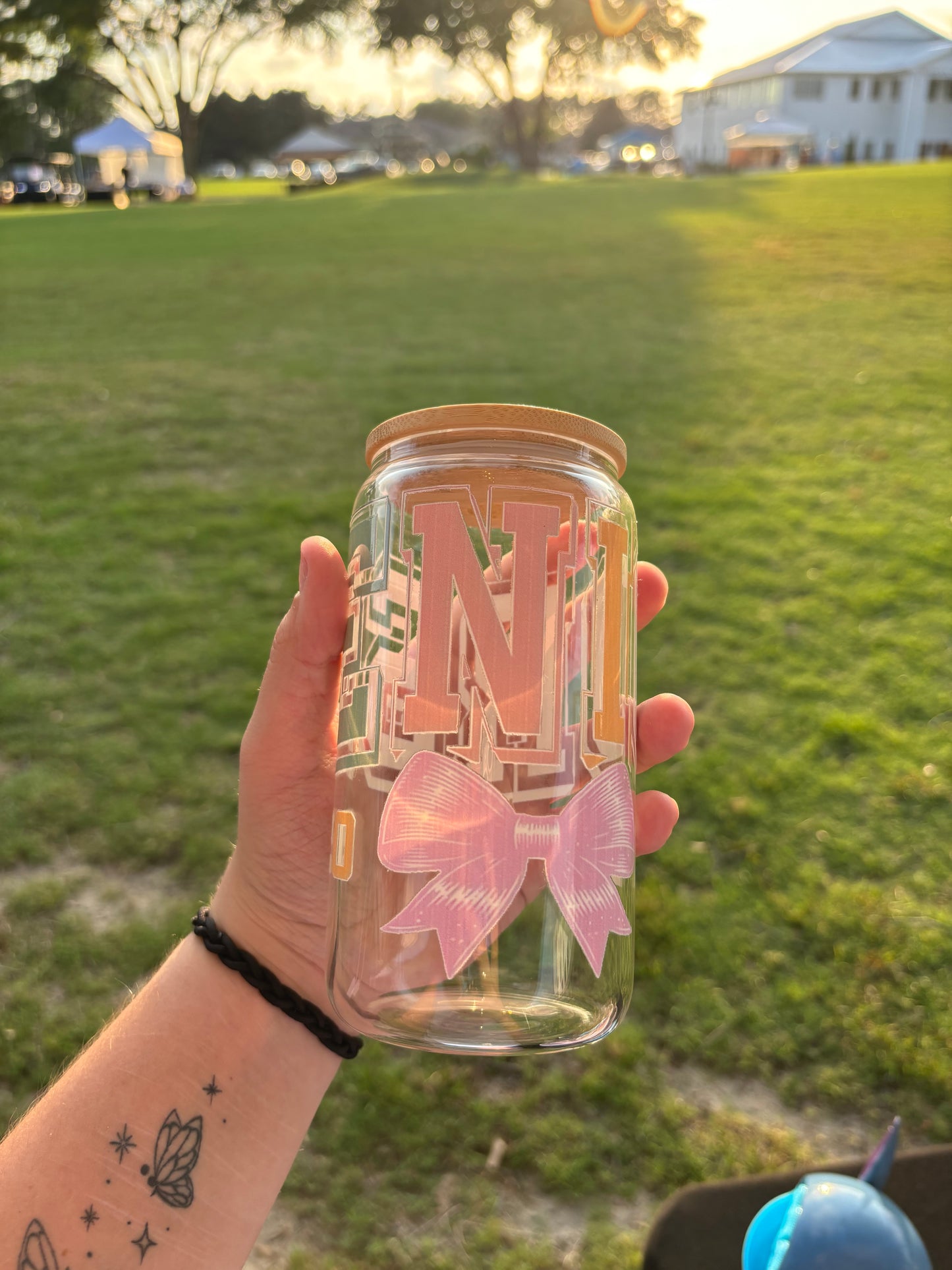 Senior 2025 Glass Tumbler 16oz
