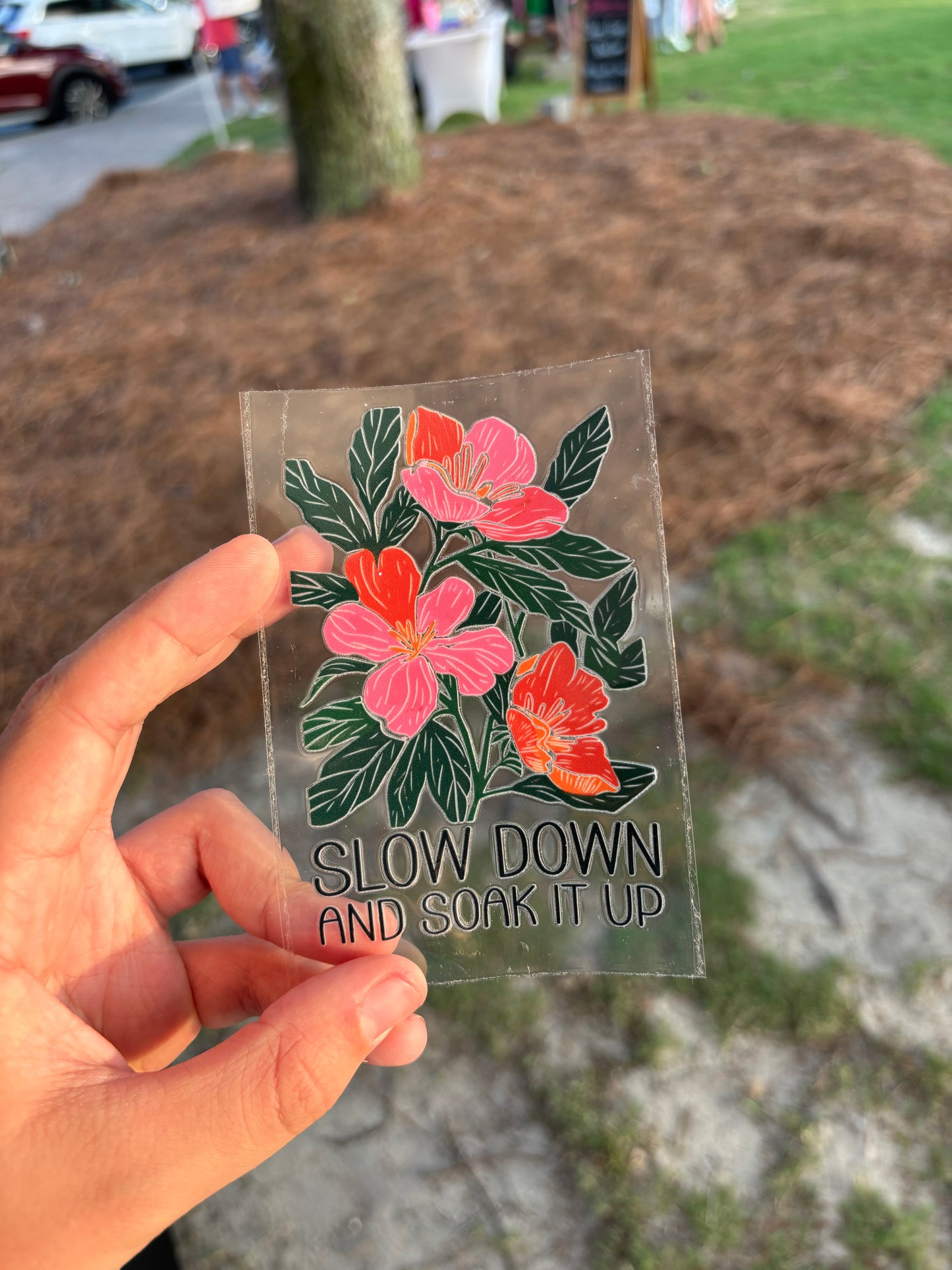 Slow Down and Soak it Up Decal