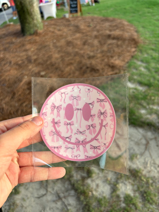 Smiley Bows Decal