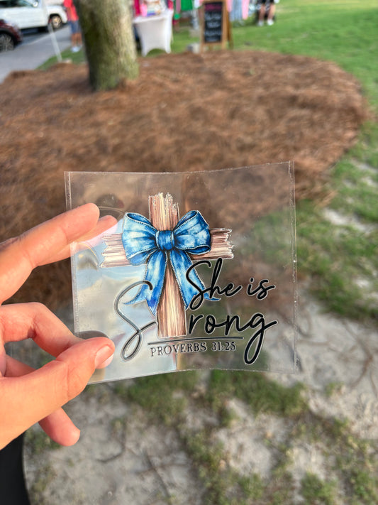 She is strong Decal