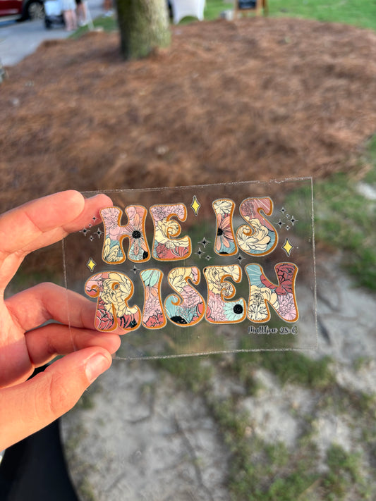 He Is Risen Decal