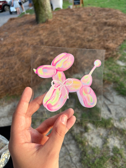 Balloon Dog Decal