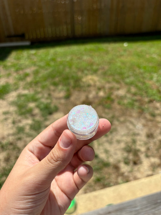 Iridescence White Body Glitter