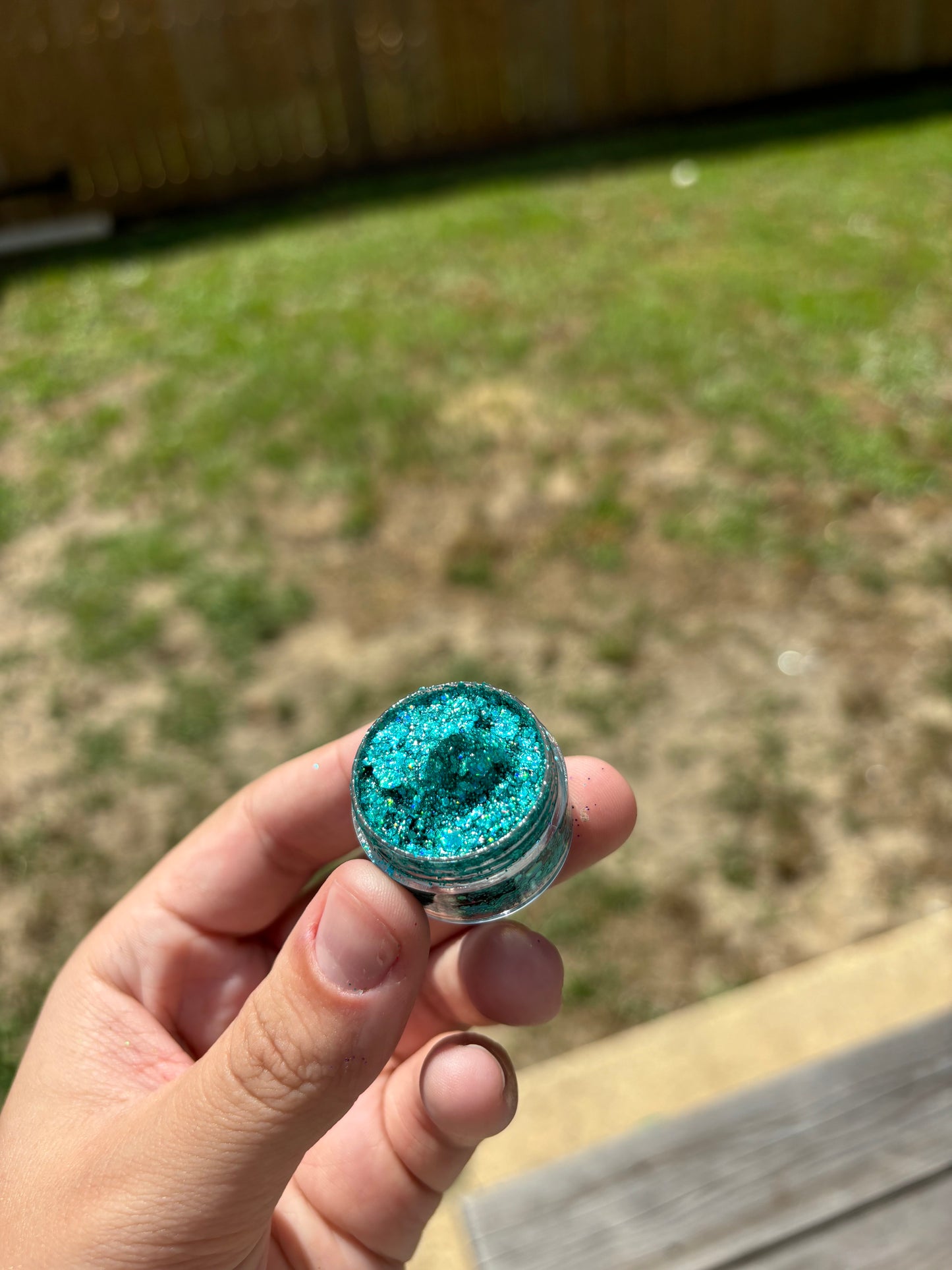 Ocean Blue Body Glitter