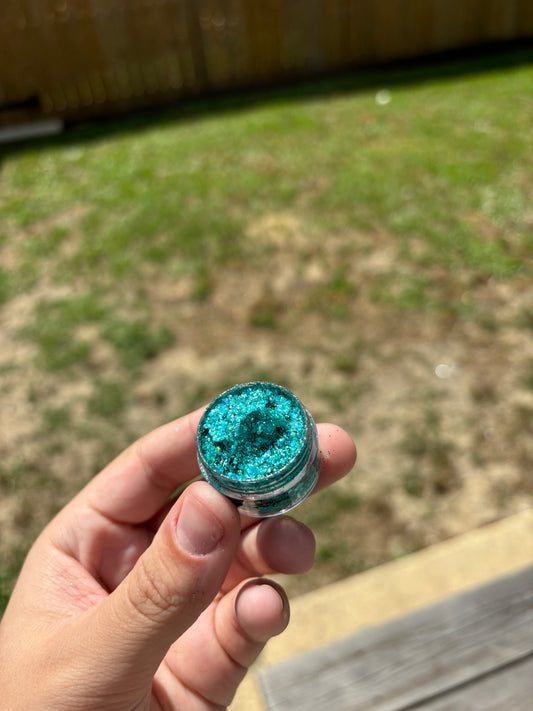 Ocean Blue Body Glitter