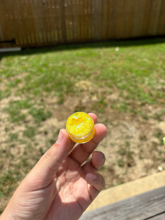 Neon Yellow Body Glitter