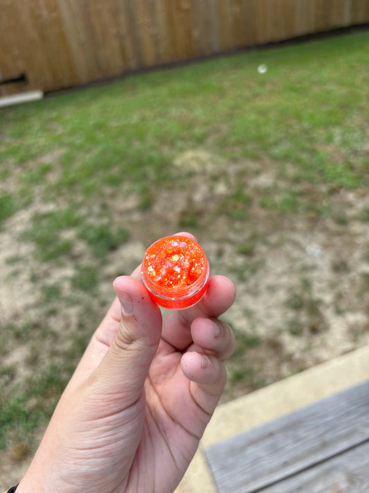 Neon Orange Body Glitter